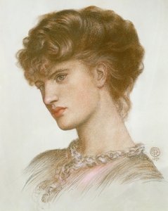 Portret van Aglaia Coronio (geboren Ionides) 1870